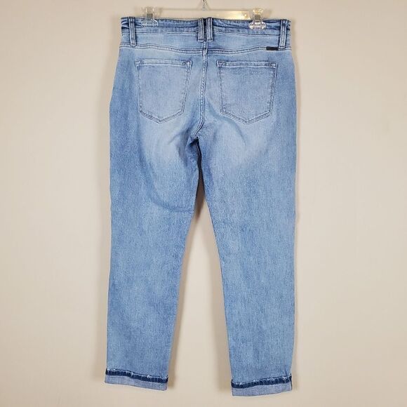 Kancan Distressed Cuffed Ankle Jeans Size 7/27 - Picture 4 of 7